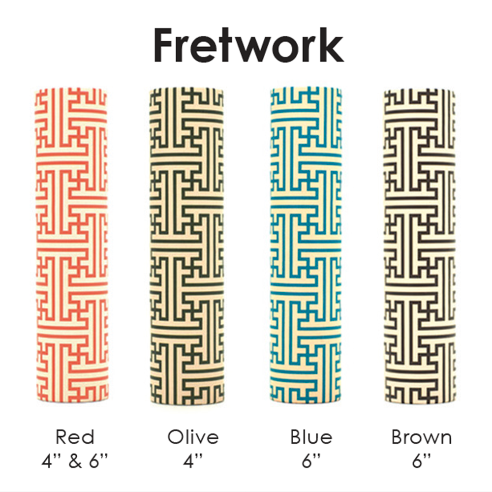 6" kaarskoker® Candle Cover - Fretwork Design, Candelabra Base