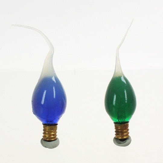 7.5 Watt Silicone Dipped Colored Bulb, Candelabra Base