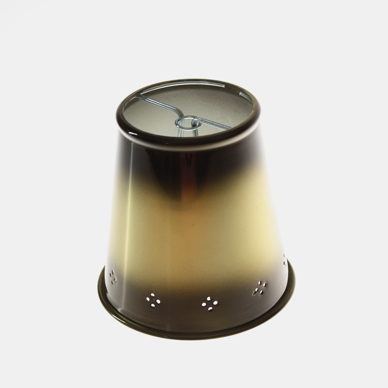 Decorative Brass 4-1/4" Clip On Chandelier Shade