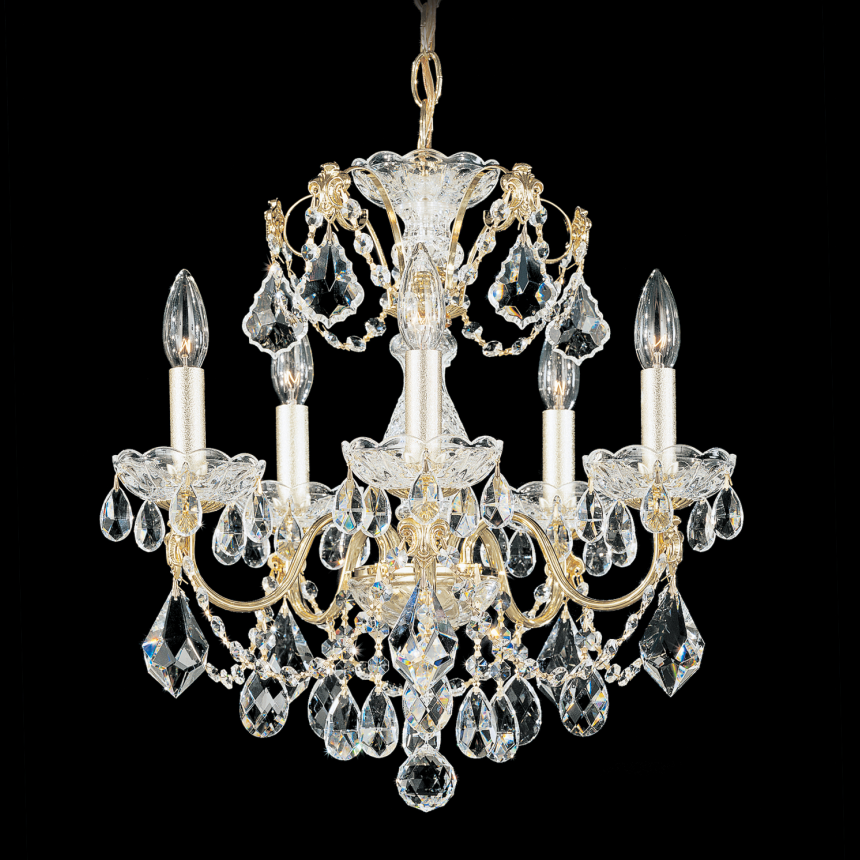 Century 1704 5 Light Chandelier by Schonbek® <br> (3 Color Options)