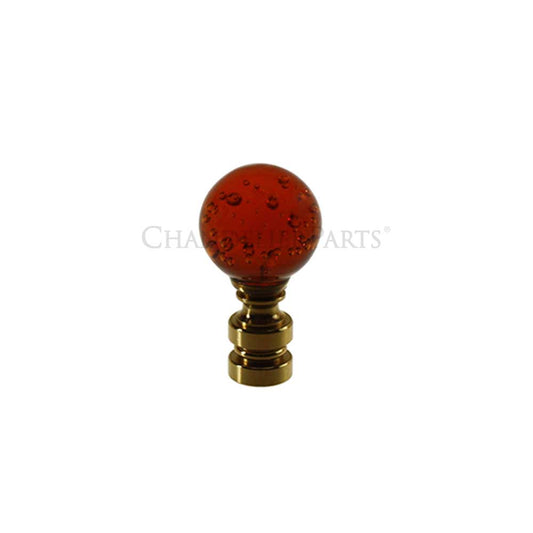 Bubble Glass Sphere Finial <br> (3 styles)