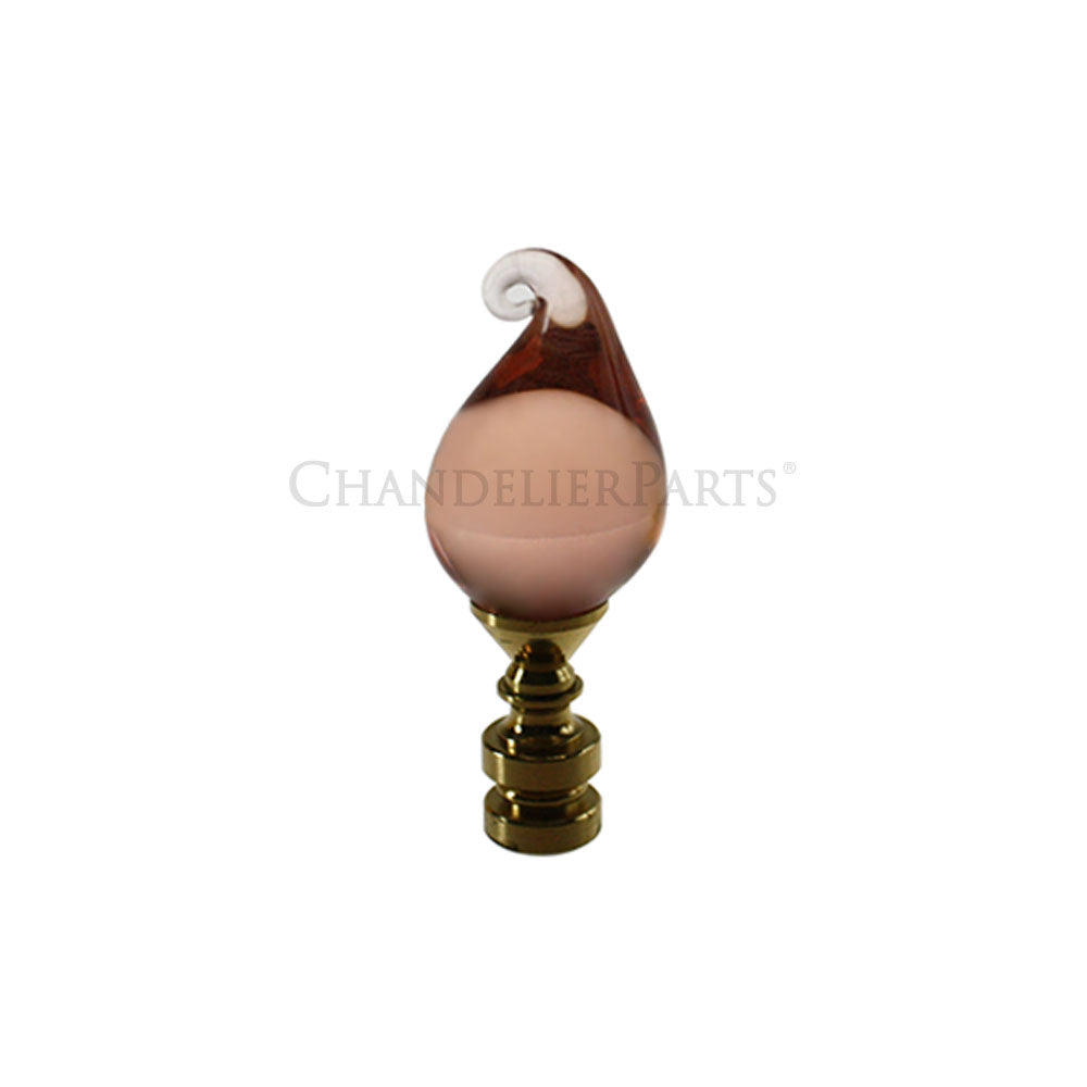 30mm Crystal Dollop Finial <br> (6 colors)