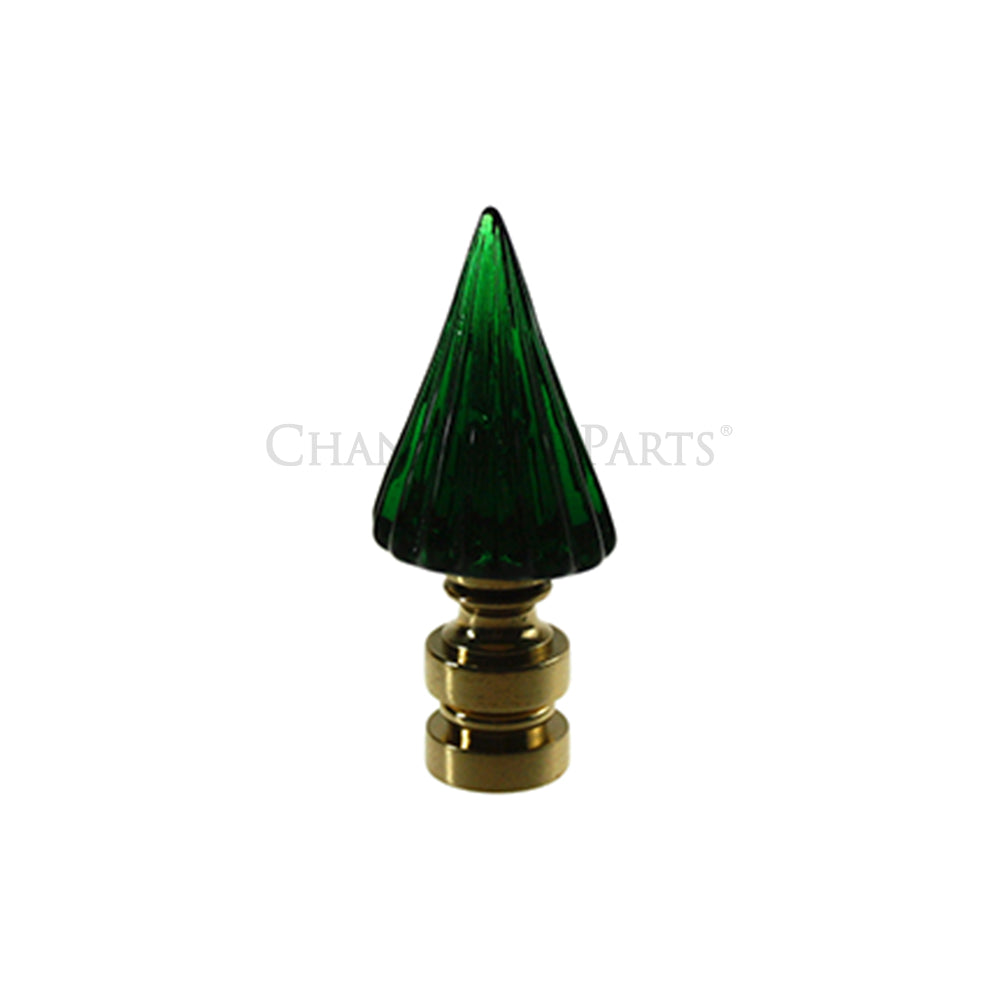 Ribbed Cone Finial <br> (2 colors)