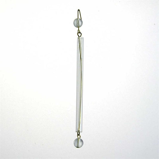 3-1/8" Glass Rod w/ Smooth Beads