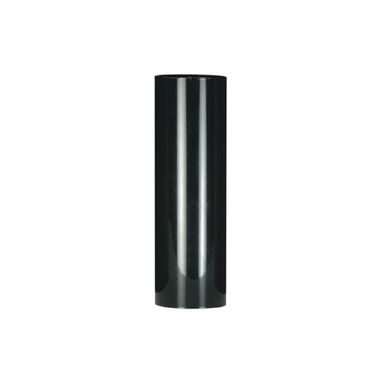 4" Black Plastic Candle Cover