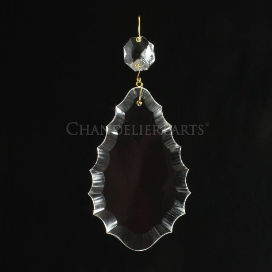 Czech Crystal Pendalogue w/ Top Bead