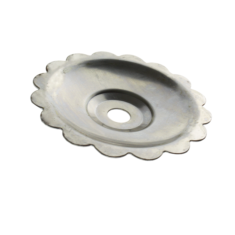 3" Steel 16 Scallop Bobeche<Br>No pin