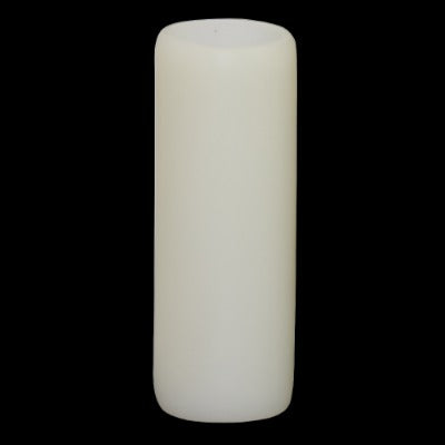 Ivory Smooth Resin Candle Cover, Medium Base