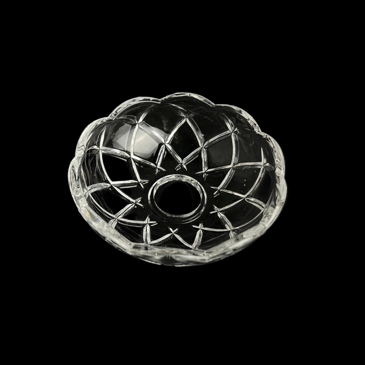 Schonbek 4" No pin Criss-Cross Bobeche