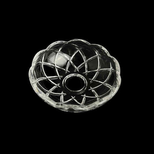 Schonbek 4" No pin Criss-Cross Bobeche