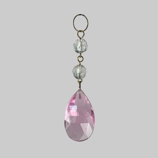 3-1/2" Pink Teardrop Chain (Blemished)