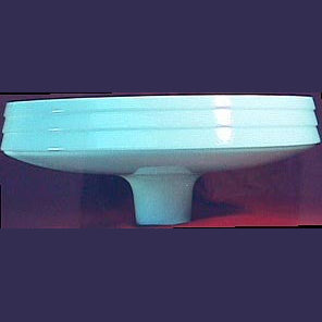 Opal Glass Torchiere Shade