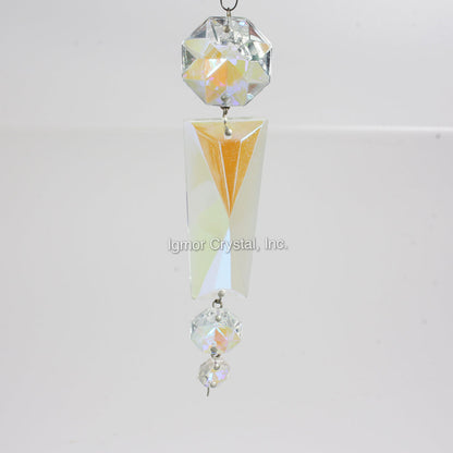 Aurora Borealis Graduated Basket Chain (Blemished)