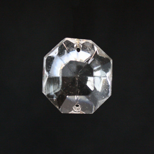 2-Hole Czech Crystal Octagon