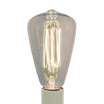 25 Watt Edison Antique Style Reproduction Light Bulb, Candelabra Base