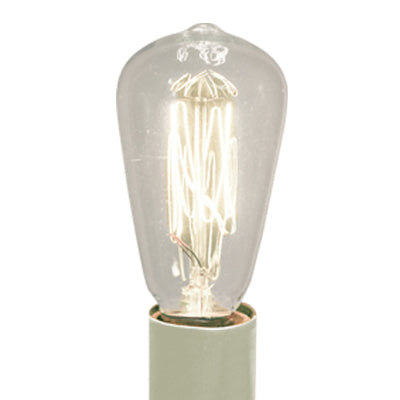 25 Watt Edison Antique Style Reproduction Light Bulb, Candelabra Base