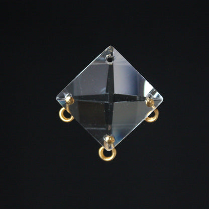 22mm 4-Hole Square w/ Pins