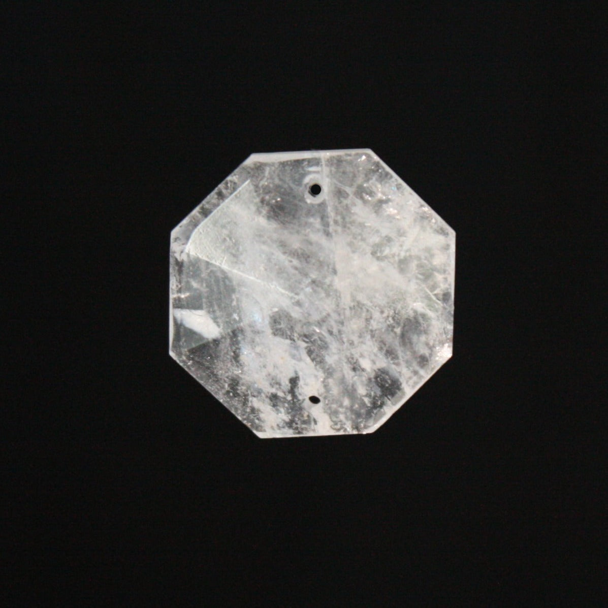22mm Rock Crystal 2-Hole Octagon – ChandelierParts