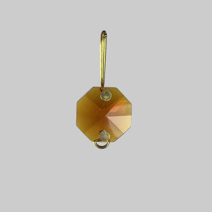 14mm Amber Radiant 2-Hole Octagon w/ Attachments