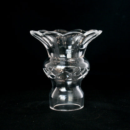 3-1/2" Czech Crystal Candle Cup