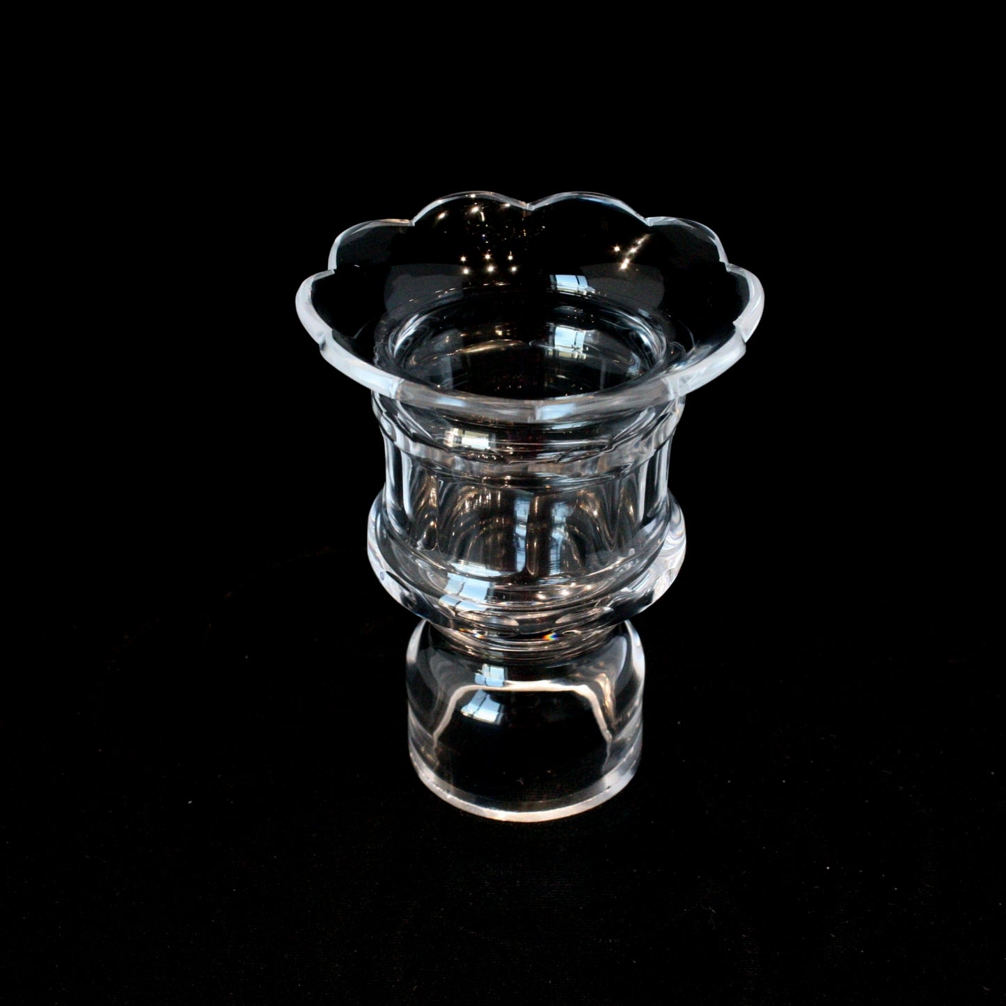 3-3/4" Czech Crystal Candle Cup