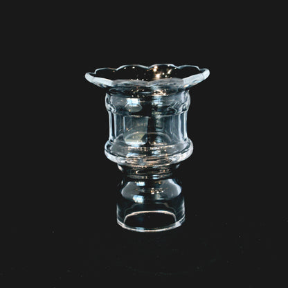 3-3/4" Czech Crystal Candle Cup