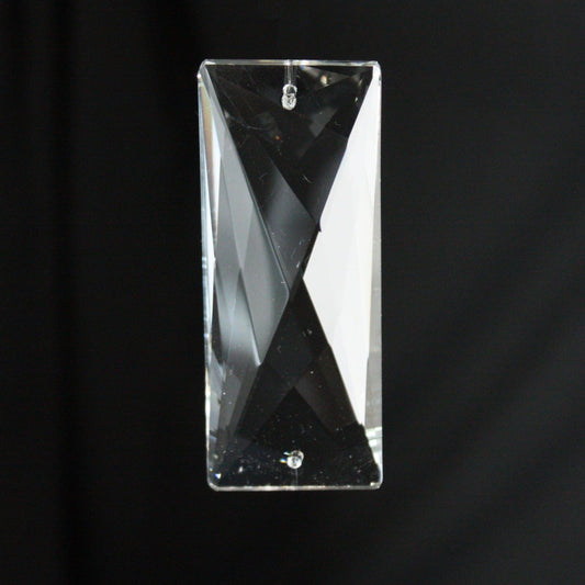 3" Austrian Crystal Faceted 2-Hole Baguette (Blemished)