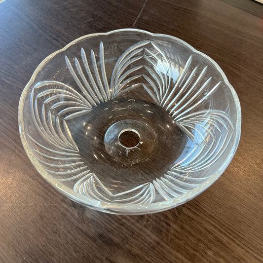 8" No Pin Glass Bowl