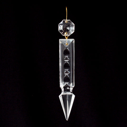 Half Cut Notched Crystal Spear, 2 Styles (Blemished)