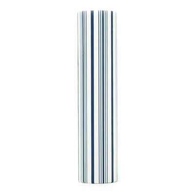 kaarskoker Designer Candle Cover (cb), Blue Cane (4 inch)