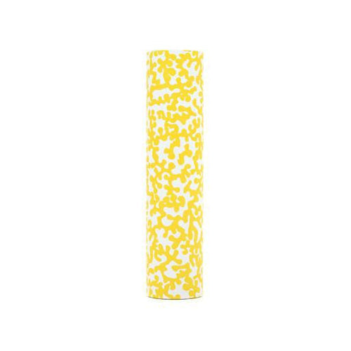 kaarskoker Designer Candle Cover (cb), Yellow Coral (4 inch)