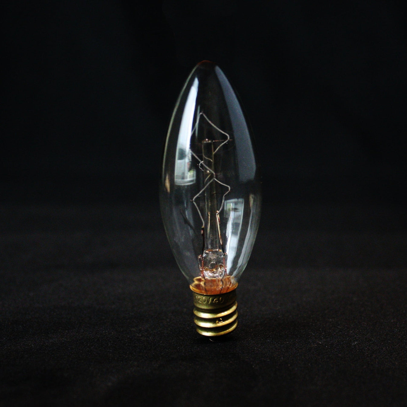 40 Watt Torpedo Antique Bulb, Candelabra Base ChandelierParts