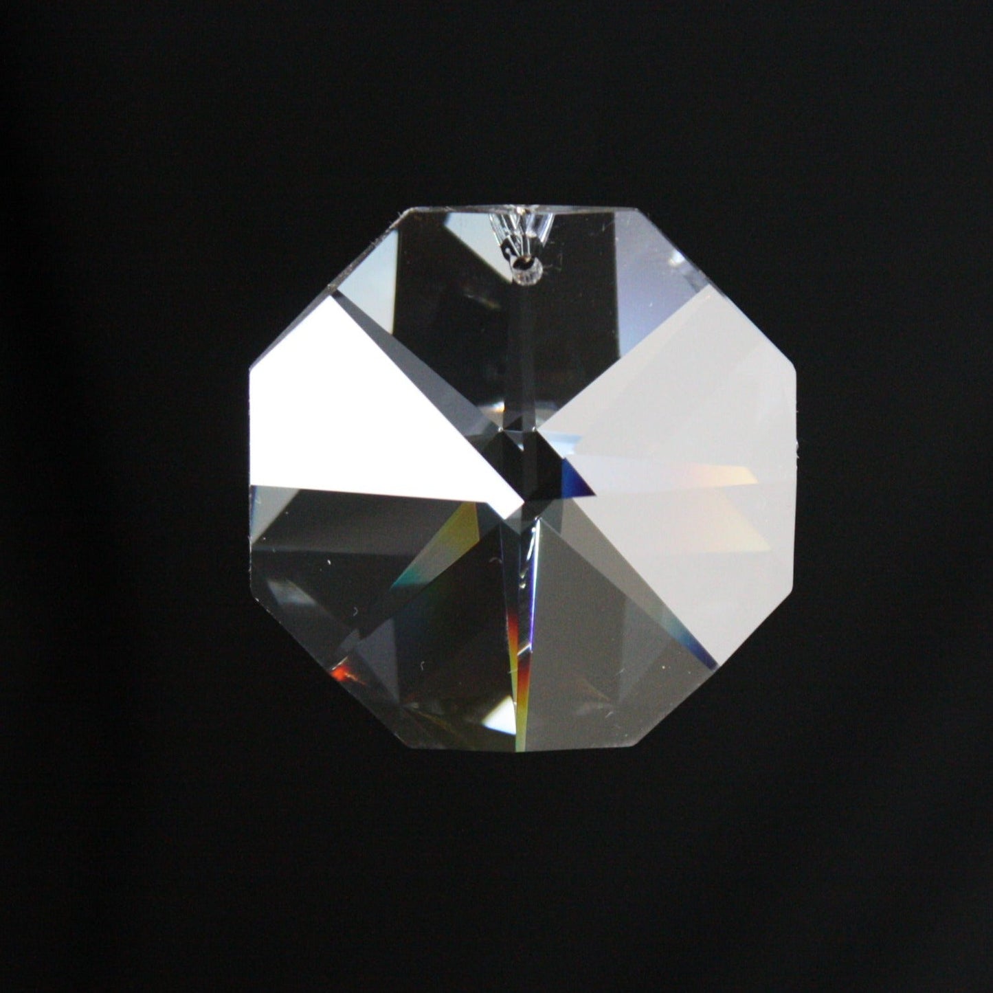 40mm Preciosa® Crystal Radiant Octagon, 1 or 2-Hole