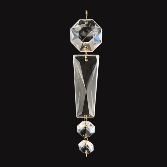 5-1/2" Clear Italian Graduated Basket Chain (Blemished)