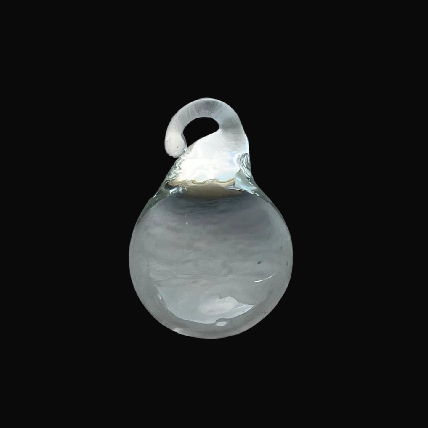 30mm Clear Hand Blown Glass Ball