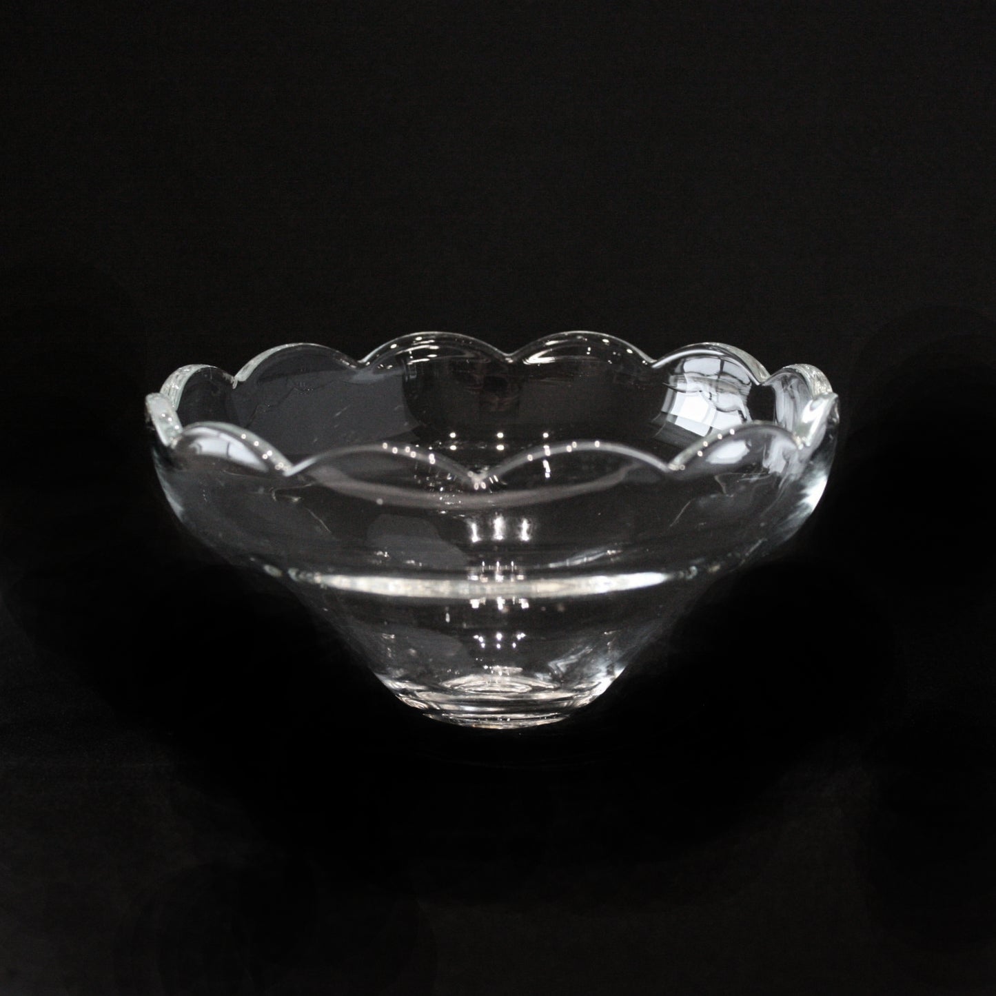 5-3/4" Czech Crystal Plain Body Dish, No Pin