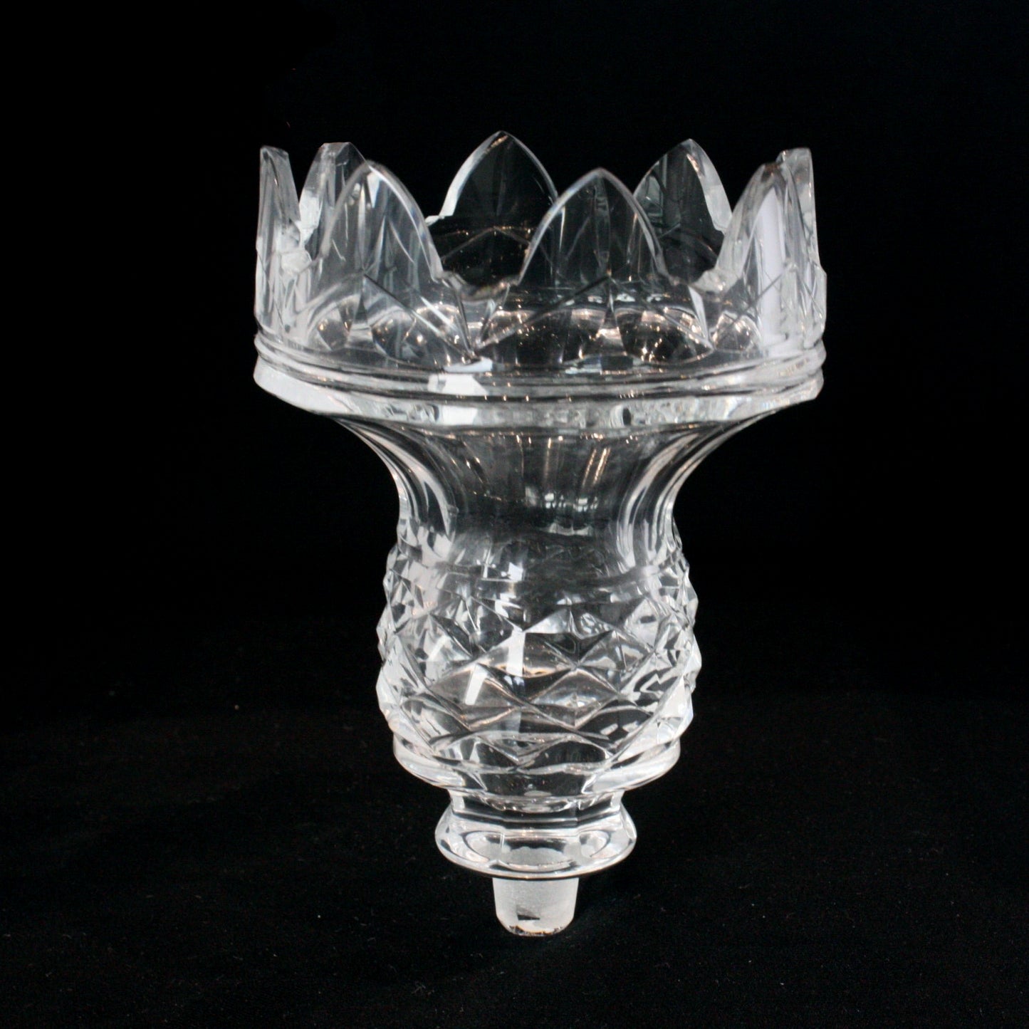 5" Czech Crystal Candle Cup