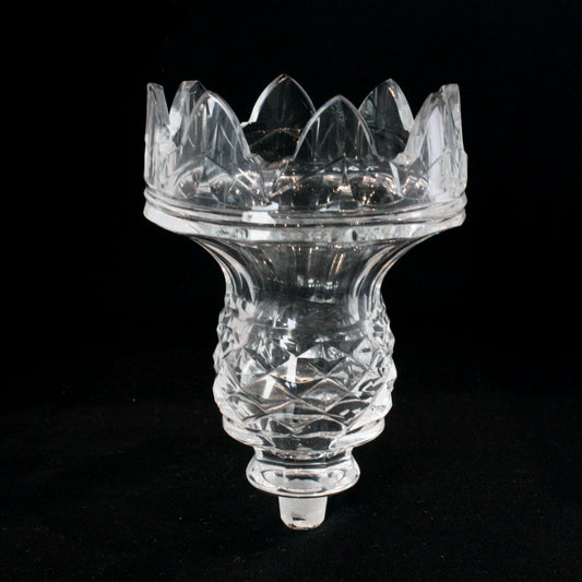5" Czech Crystal Candle Cup