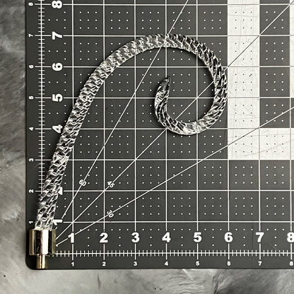 Rope Scroll Arm, Brass Ferrule