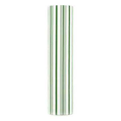 kaarskoker Designer Candle Cover (cb), Apple Green Cane (6 inch)