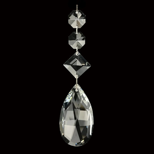 6-1/4" Turkish Crystal Teardrop Chain