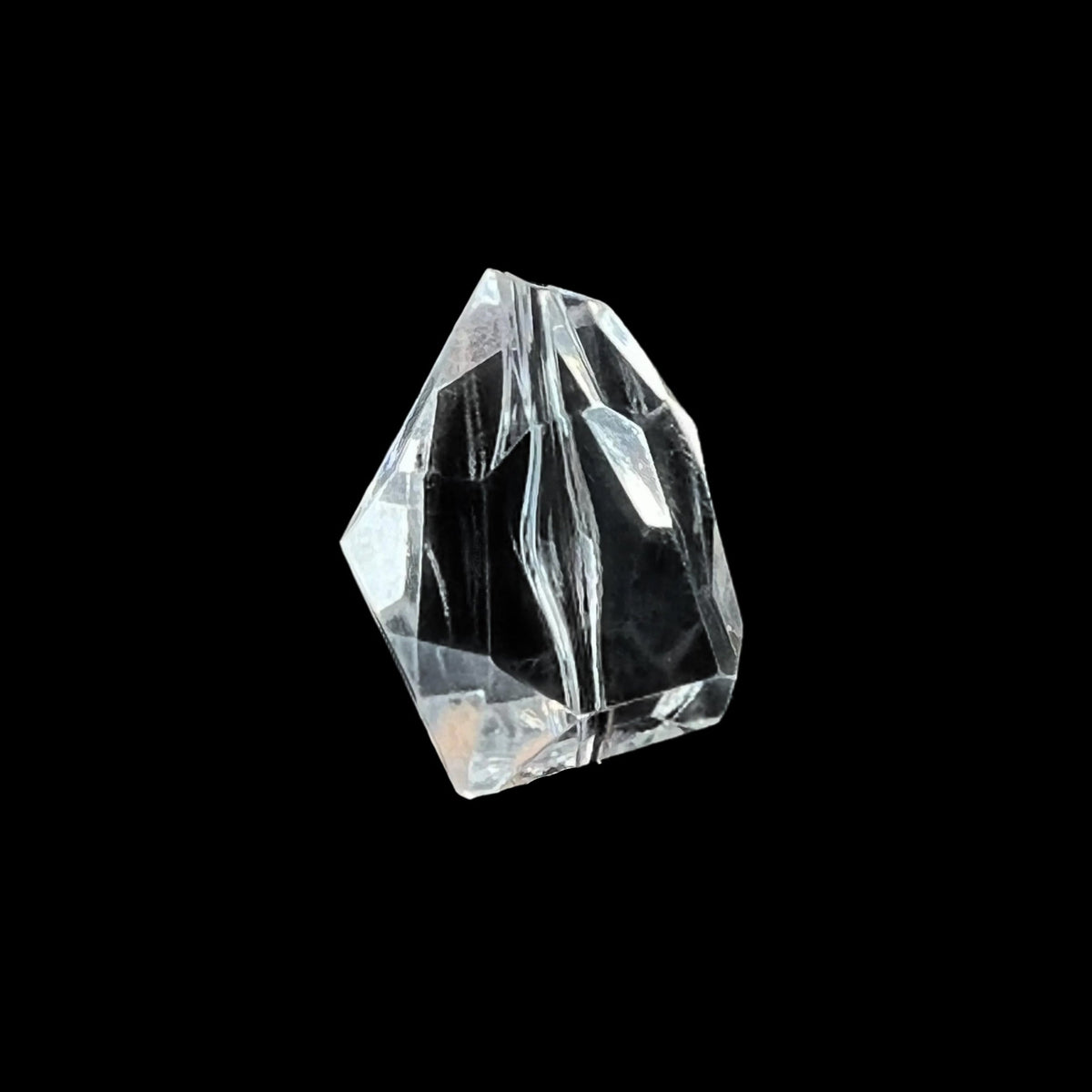 28mm Asymmetrical Acrylic Bead w/ Thru Hole