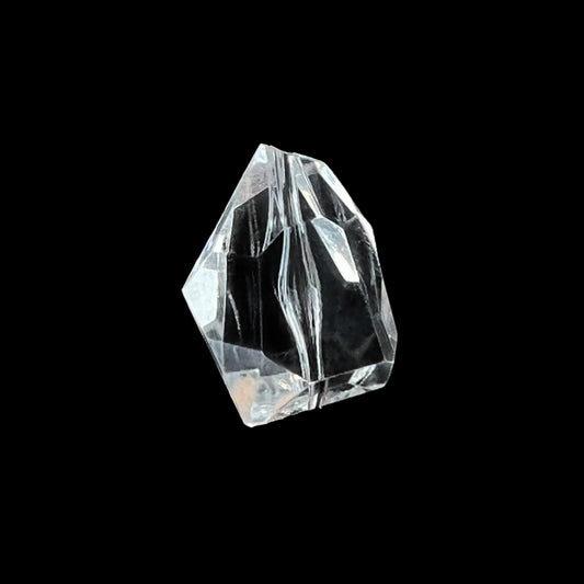 28mm Asymmetrical Acrylic Bead w/ Thru Hole