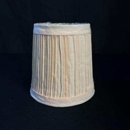 Pleated 4" Clip-On Chandelier Shade