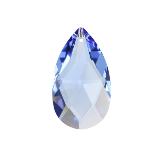 SWAROVSKI STRASS®<Br>38mm Medium Sapphire Full Cut Teardrop (Blemished)
