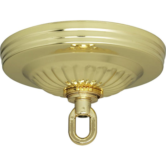 5" Polished Brass Canopy Kit