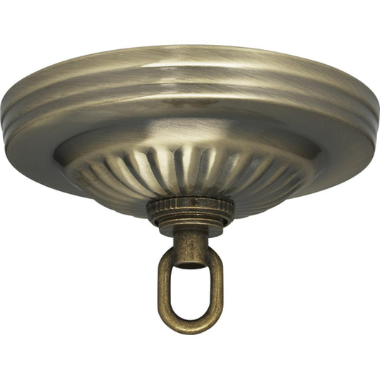 5" Antique Brass Canopy Kit