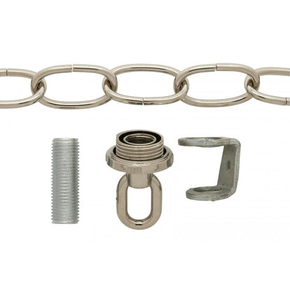 5" Polished Silver Canopy Kit