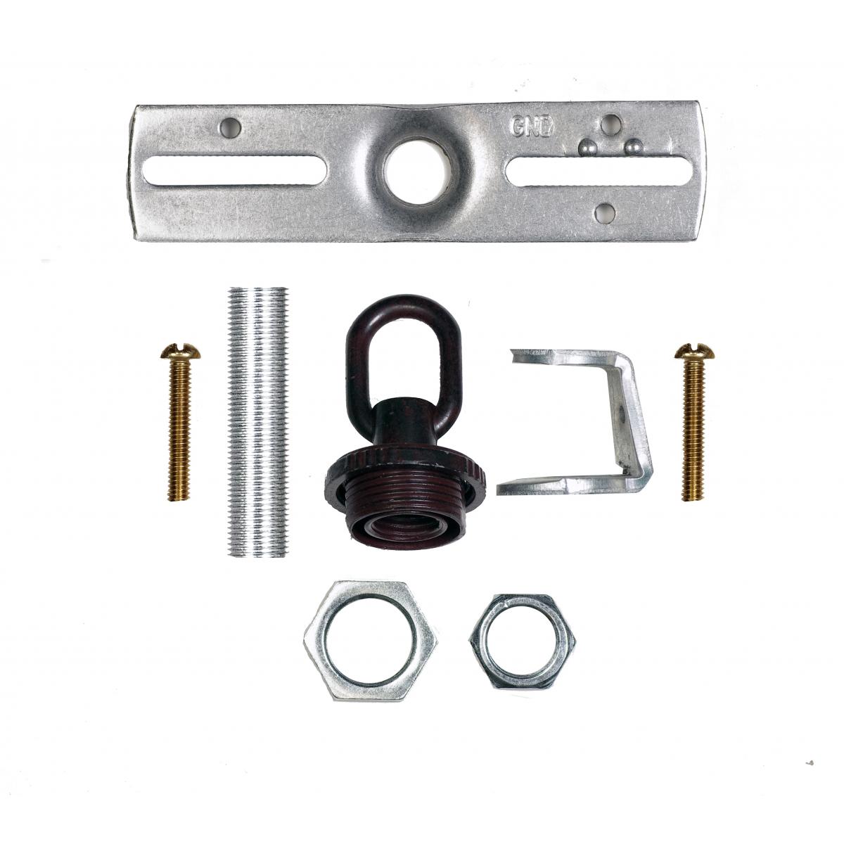 5" Old Bronze Canopy Kit