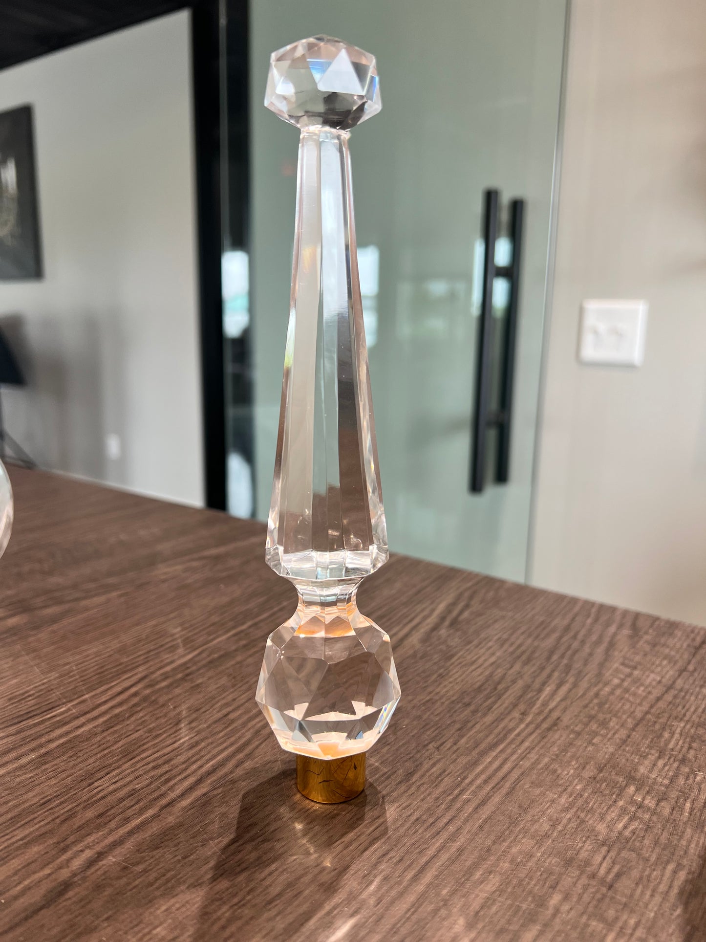 9" Solid Czech Crystal Spike (Blemished)